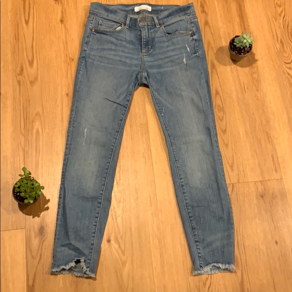 Loft 0 Petite Denim- light wash